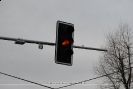 Sygnalizacja świetlna w centrum Jerzmanowic (21/02/2014)